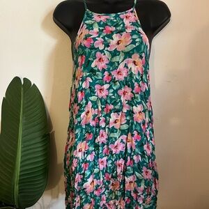 Floral Green Dress
